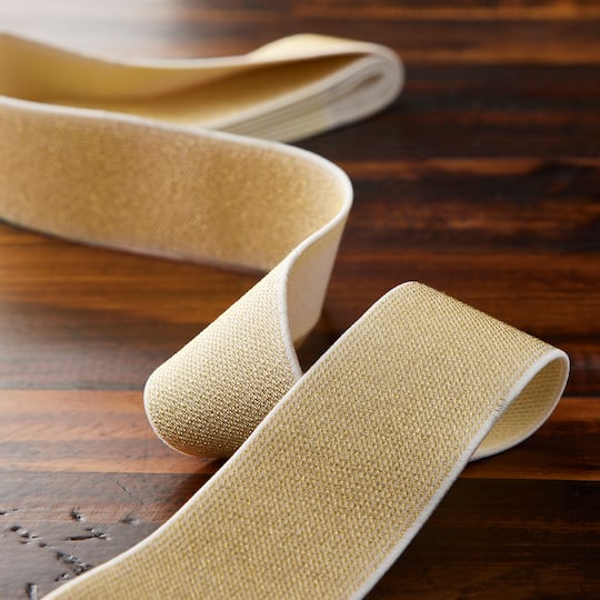 Gold Metallic Elastic Waistband By Loops & Threads™